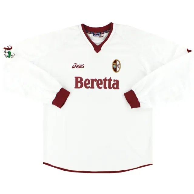 2004-05 Torino Asics Match Issue Away Shirt #3 L/S XL - Other Italian Clubs / Excellent / XL