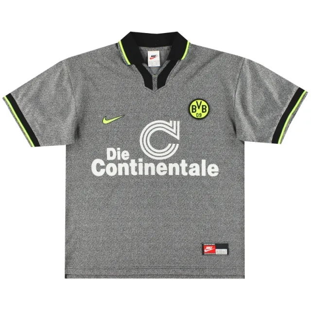 1997-98 Borussia Dortmund Nike Away Shirt M - Dortmund / Excellent / Medium
