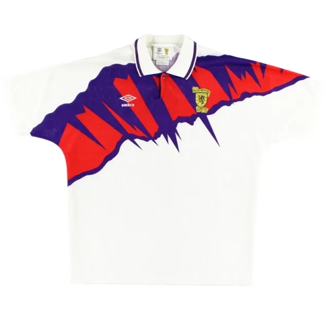 1991-93 Scotland Umbro Away Shirt S - Scotland / Excellent / Small