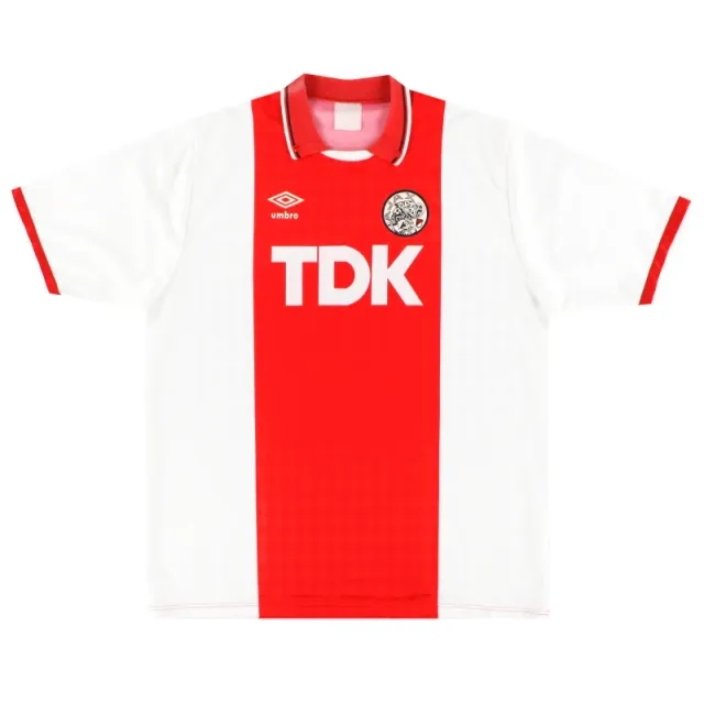 1989-91 Ajax Umbro Home Shirt XL - Ajax / Excellent / XL