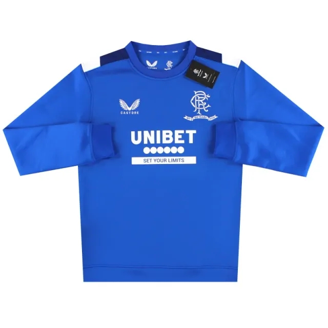2021-22 Rangers '150 Year Anniversary' Castore Training Sweatshirt *BNIB* - Rangers / BNIB / Small
