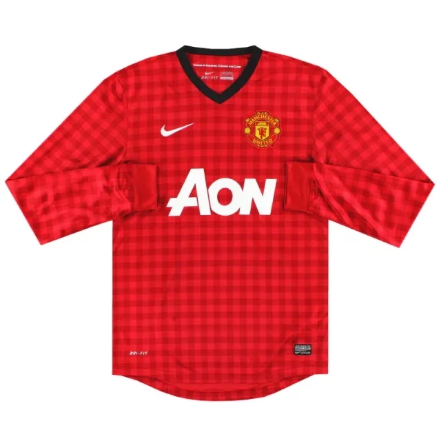 2012-13 Manchester United Home Shirt L/S M - Manchester United / Excellent / Medium