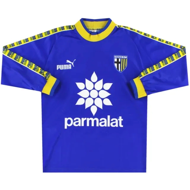 1995-97 Parma Puma Player Issue Training Shirt L/S XS - Parma / Excellent / XS