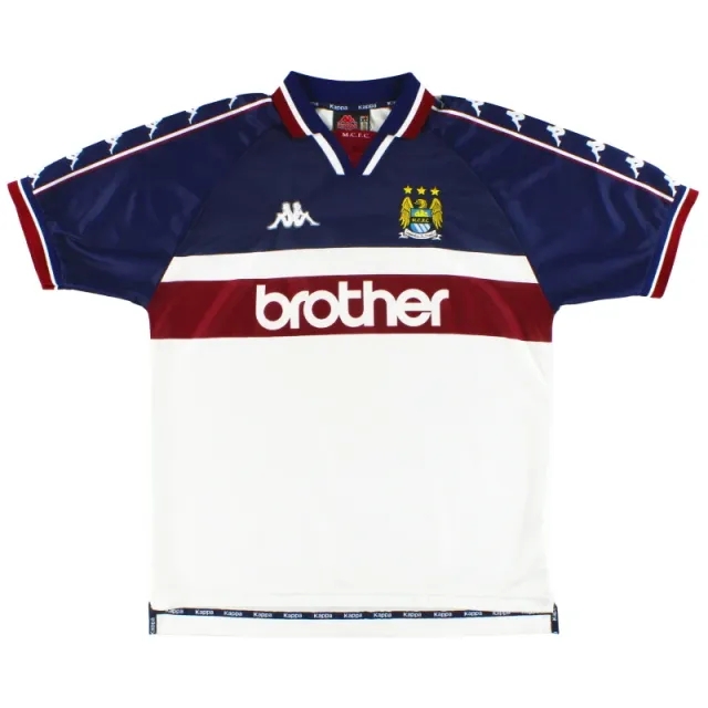 1997-98 Manchester City Kappa Away Shirt XL - Manchester City / Excellent / XL