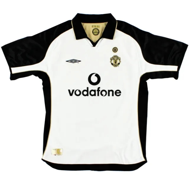 2001-02 Manchester United Umbro Centenary Reversible Away Shirt XL - Manchester United / Excellent / XL