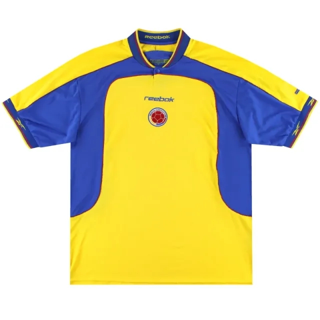 2001-03 Colombia Reebok Home Shirt L - Colombia / Excellent / Large