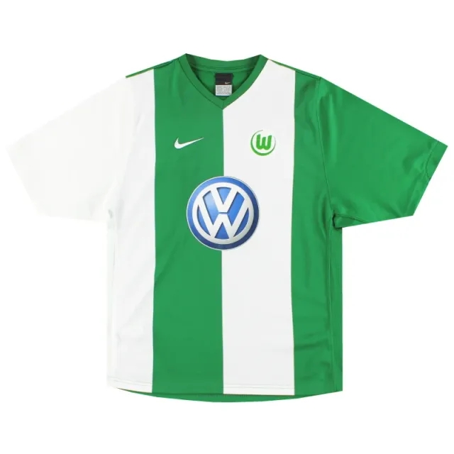 2006-07 Wolfsburg Nike Home Shirt M - Other German Clubs / Excellent / Medium