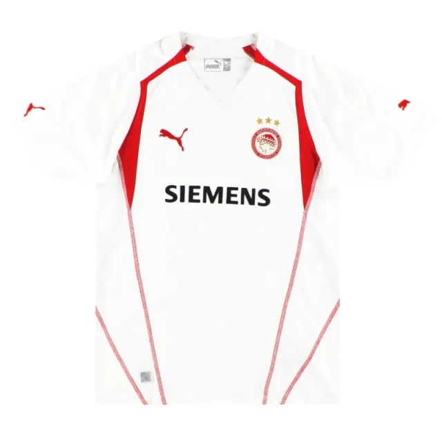 2005-06 Olympiakos Puma Third Shirt S - Olympiakos / Excellent / Small