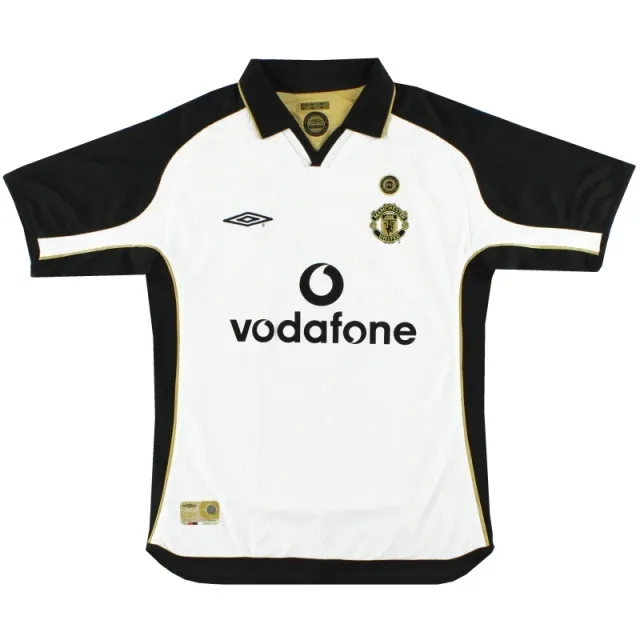 2001-02 Manchester United Umbro Centenary Reversible Away Shirt XXL - Manchester United / Excellent / XXL