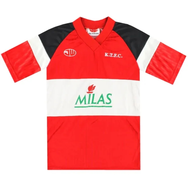 1988-89 Kettering Home Shirt S - Other Non League Clubs / Excellent / Small