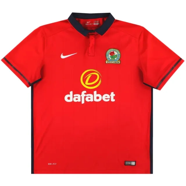 2015-16 Blackburn Nike Away Shirt L - Blackburn Rovers / Excellent / Large