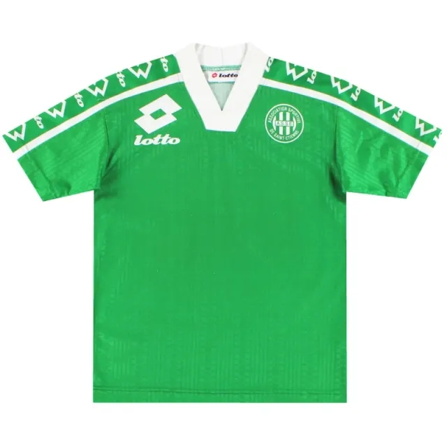1996-97 Saint Etienne Lotto Training Shirt XL.Boys - Other French Clubs / Excellent / Youth