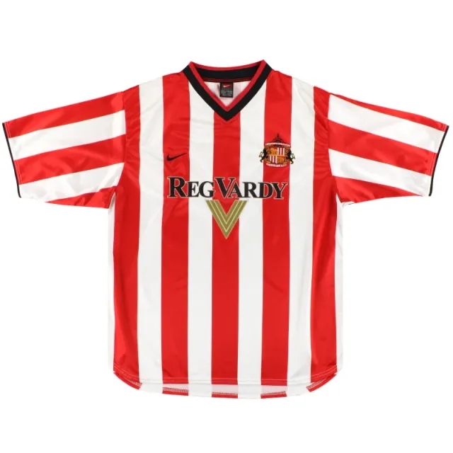 2000-02 Sunderland Nike Home Shirt M - Sunderland / Very Good / Medium