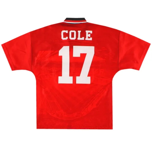 1994-96 Manchester United Umbro Home Shirt Cole #17 L.Boys - Manchester United / Excellent / Youth