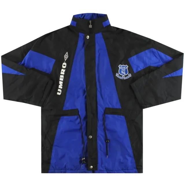 1992-93 Everton Umbro Bench Coat *As New* M - Everton / As New / Medium