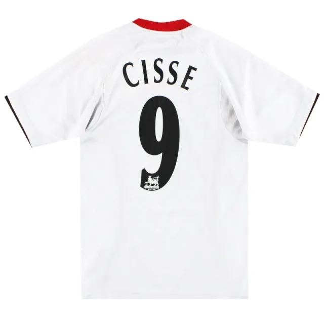 2005-06 Liverpool Reebok Away Shirt Cisse #9 XS - Liverpool / Very Good / XS