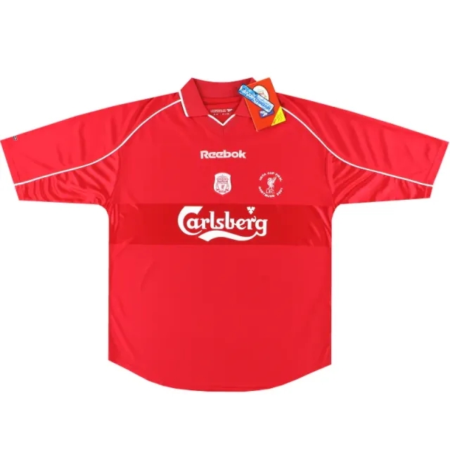 2000-02 Liverpool Reebok 'UEFA Cup Final' Home Shirt *w/tags* L - Liverpool / w/tags / Large