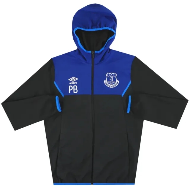 2016-17 Everton Umbro Player Issue Track Jacket 'PB' L - Everton / Excellent / Large