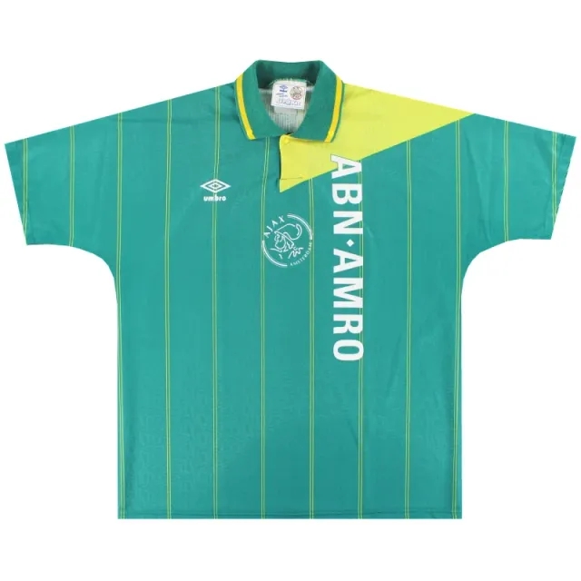 1991-93 Ajax Umbro Away Shirt XL - Ajax / Excellent / XL