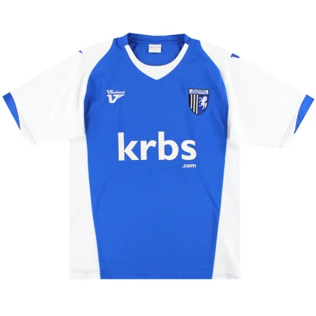 2009-10 Gillingham Vandanel Home Shirt L - Gillingham / Excellent / Large