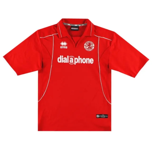 2003-04 Middlesbrough Errea Home Shirt XXL - Middlesbrough / Excellent / XXL