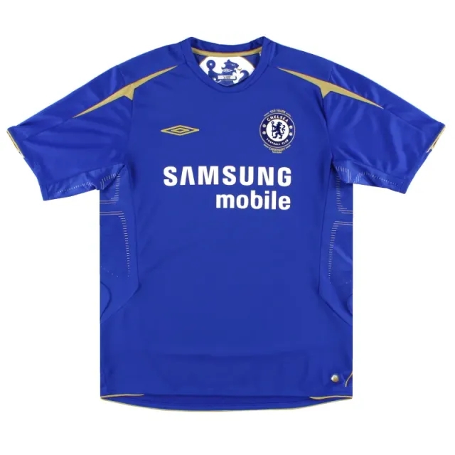 2005-06 Chelsea Umbro Centenary Home Shirt M - Chelsea / Excellent / Medium