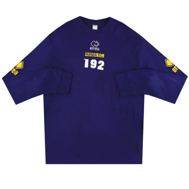 2005-06 Parma Errea Player Issue Training Top L/S #192 L - Parma / Very good / Large