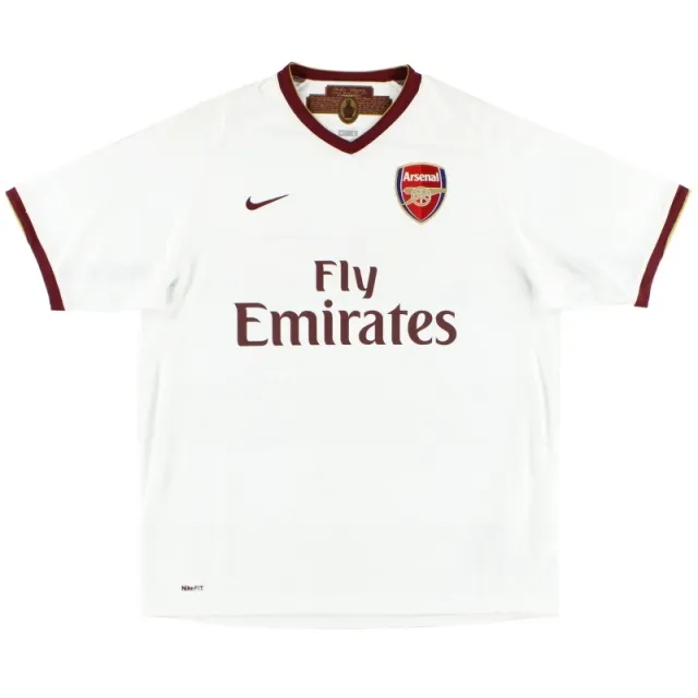 2007-08 Arsenal Nike Away Shirt *Mint* M - Arsenal / Mint / Medium