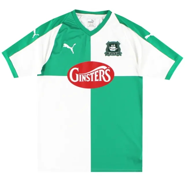 2018-19 Plymouth Puma Away Shirt M - Plymouth Argyle / Excellent / Medium