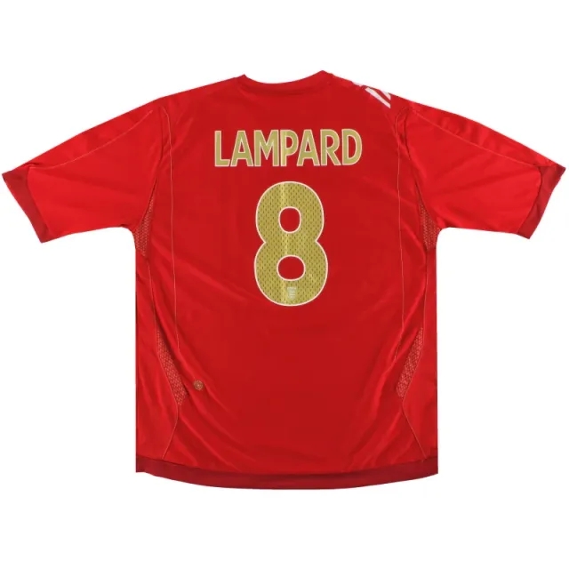 2006-08 England Umbro Away Shirt Lampard #8 L - England / Excellent / Large