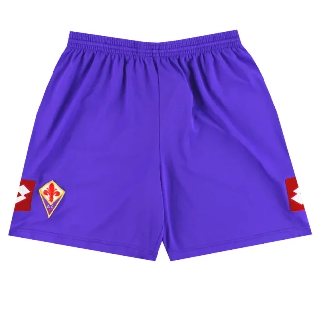 2007-08 Fiorentina Lotto Home Shorts L - Fiorentina / Excellent / Large