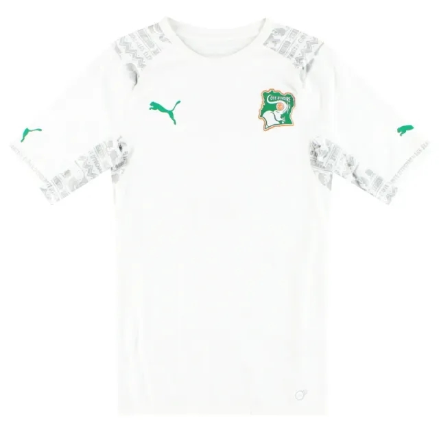 2014-17 Ivory Coast Puma Player Issue Third Shirt *As New* L - African / As New / Large