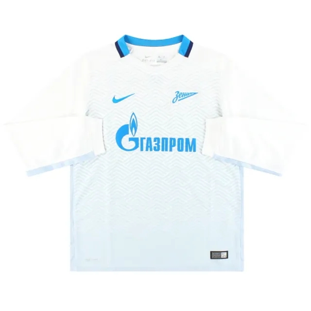 2015-16 Zenit St. Petersburg Nike Away Shirt L/S L.Boys - Other European Clubs / Excellent / Youth
