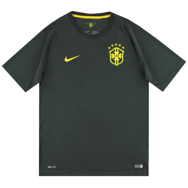 2014-15 Brazil Nike Third Shirt *Mint* L - Brazil / Mint / Large