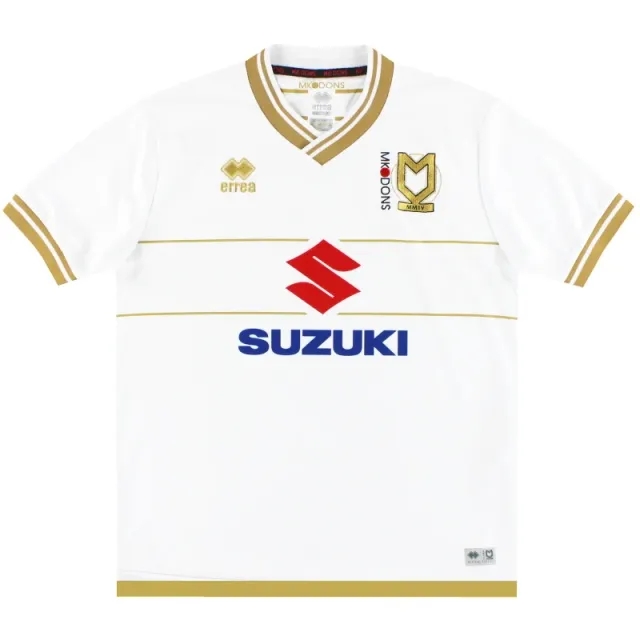 2019-20 MK Dons Errea Home Shirt L - Milton Keynes Dons / Excellent / Large