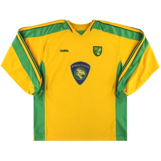 2003-05 Norwich City Home Shirt L/S XXXL - Norwich City / Excellent / XXXL