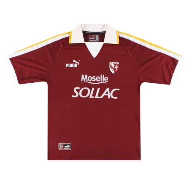 2003-04 FC Metz Puma Home Shirt M - Other French Clubs / Excellent / Medium