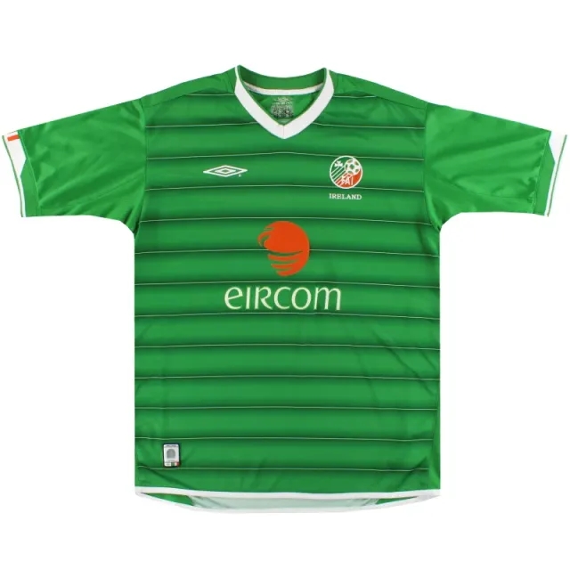 2003-04 Ireland Umbro Home Shirt M.Boys - Ireland / Excellent / Youth