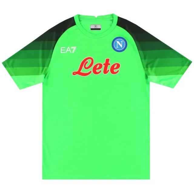 2022-23 Napoli EA7 European Goalkeeper Shirt *As New* - Napoli / As New / XL