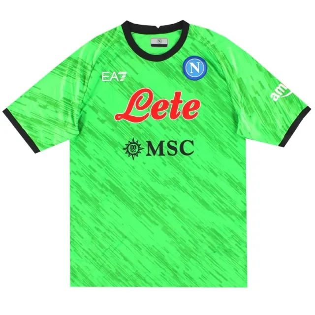 2022-23 Napoli EA7 Goalkeeper Shirt *As New* - Napoli / As New / Small