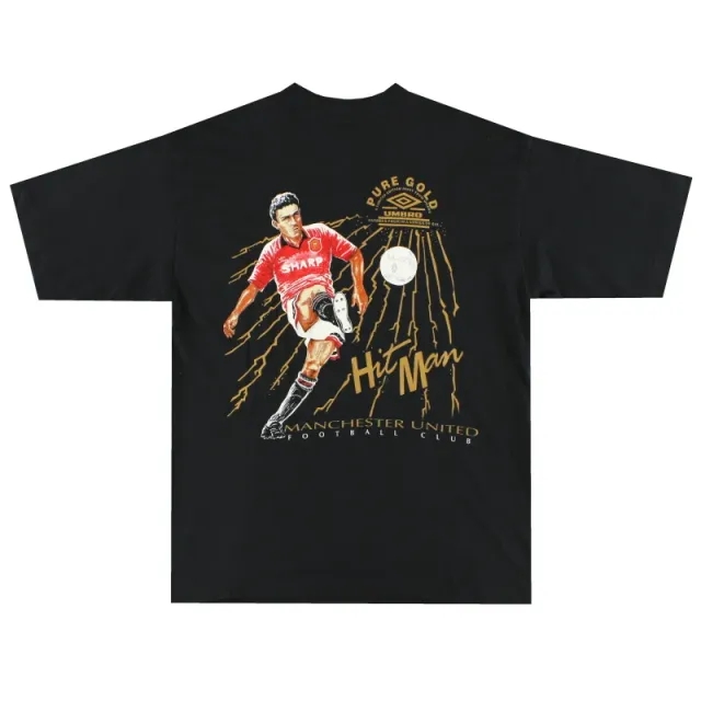 1994-96 Manchester United Umbro Graphic Tee Sharpe #5 XL - Manchester United / Excellent / XL