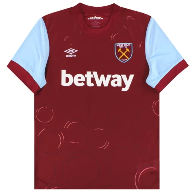 2023-24 West Ham Umbro Home Shirt - West Ham / Excellent / Medium