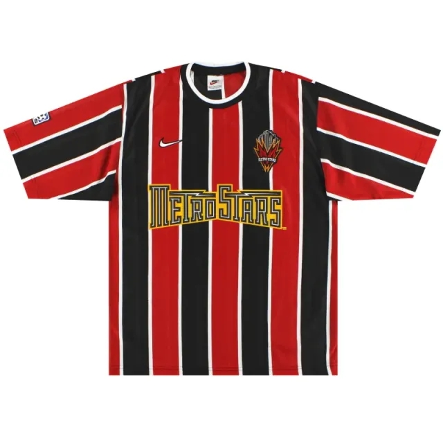 1997 Metrostars Nike Home Shirt M - USA Soccer Clubs / Excellent / Medium