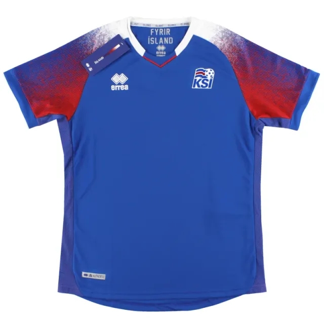 2018-19 Iceland Errea Home Shirt *w/tags* L - Other European / w/tags / Large