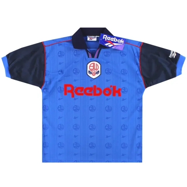 1995-97 Bolton Reebok Away Shirt *BNIB* L - Bolton Wanderers / BNIB / Large