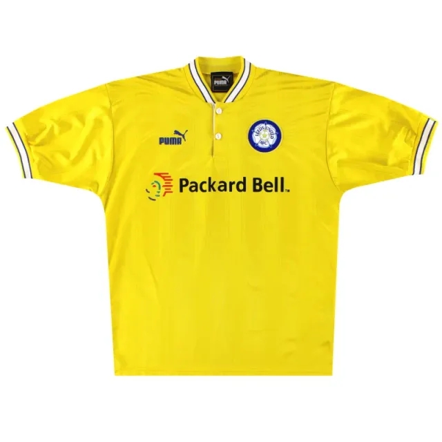 1996-99 Leeds Puma Away Shirt L - Leeds / Excellent / Large