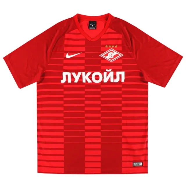 2018-19 Spartak Moscow Nike Basic SAMPLE Home Shirt *As New* M - Other European Clubs / As New / Medium
