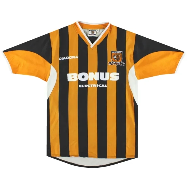 2005-06 Hull City Diadora Home Shirt S - Hull City / Good / Small