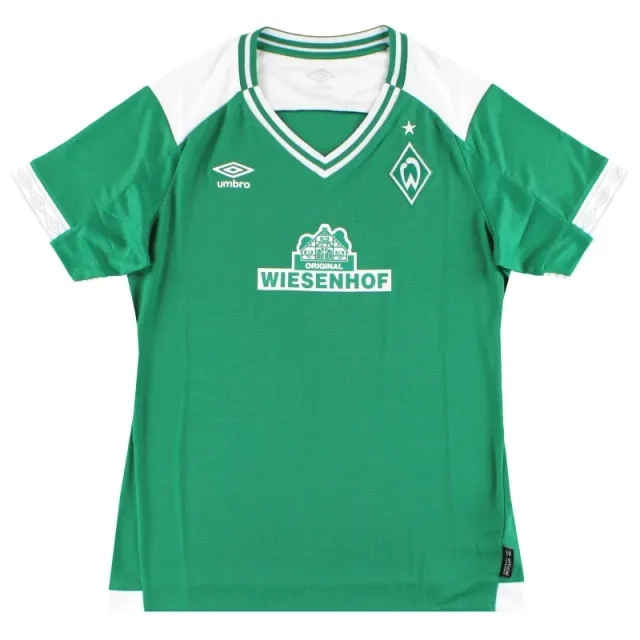 2018-19 Werder Bremen Umbro Home Shirt *As New* Women's 14 - Werder Bremen / As New / Large