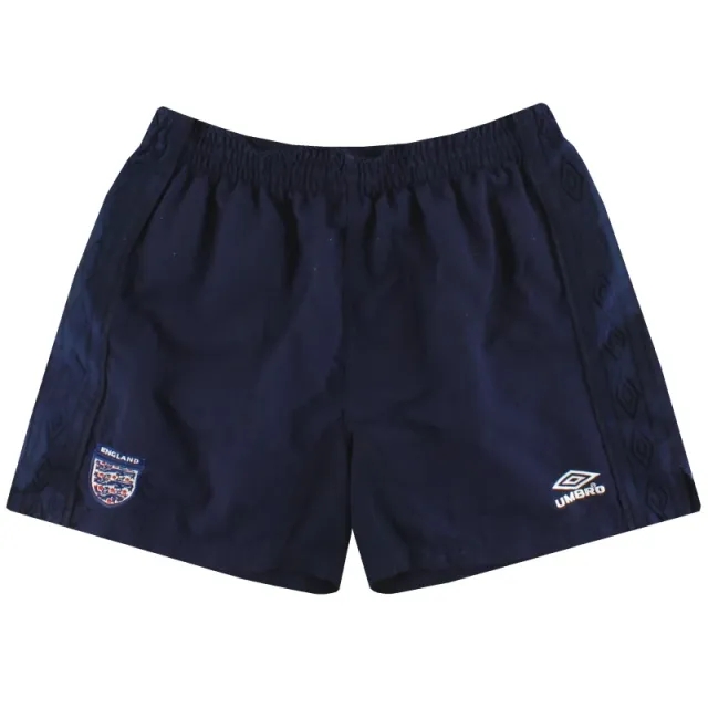 1999-01 England Umbro Home Shorts Y - England / Excellent / Youth